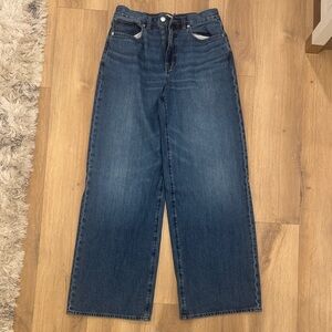 Madewell Dark Blue Flare Jeans